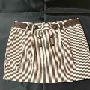 BCBG Maxazria Striped Mini Skirt - Size 2